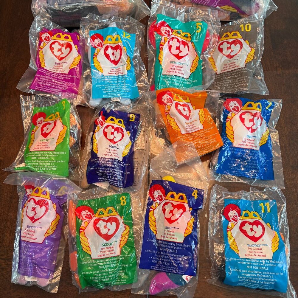 Complete set 1998 TY Teenie Beanie Babies (2 Sets Available)